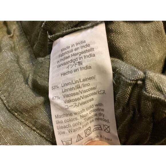 Madewell Linen Button-Waist Wide-Leg Jumpsuit - Picture 6 of 8